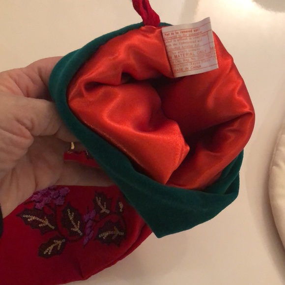 SET of 2 - Christmas Stockings - Vintage - Picture 7 of 14